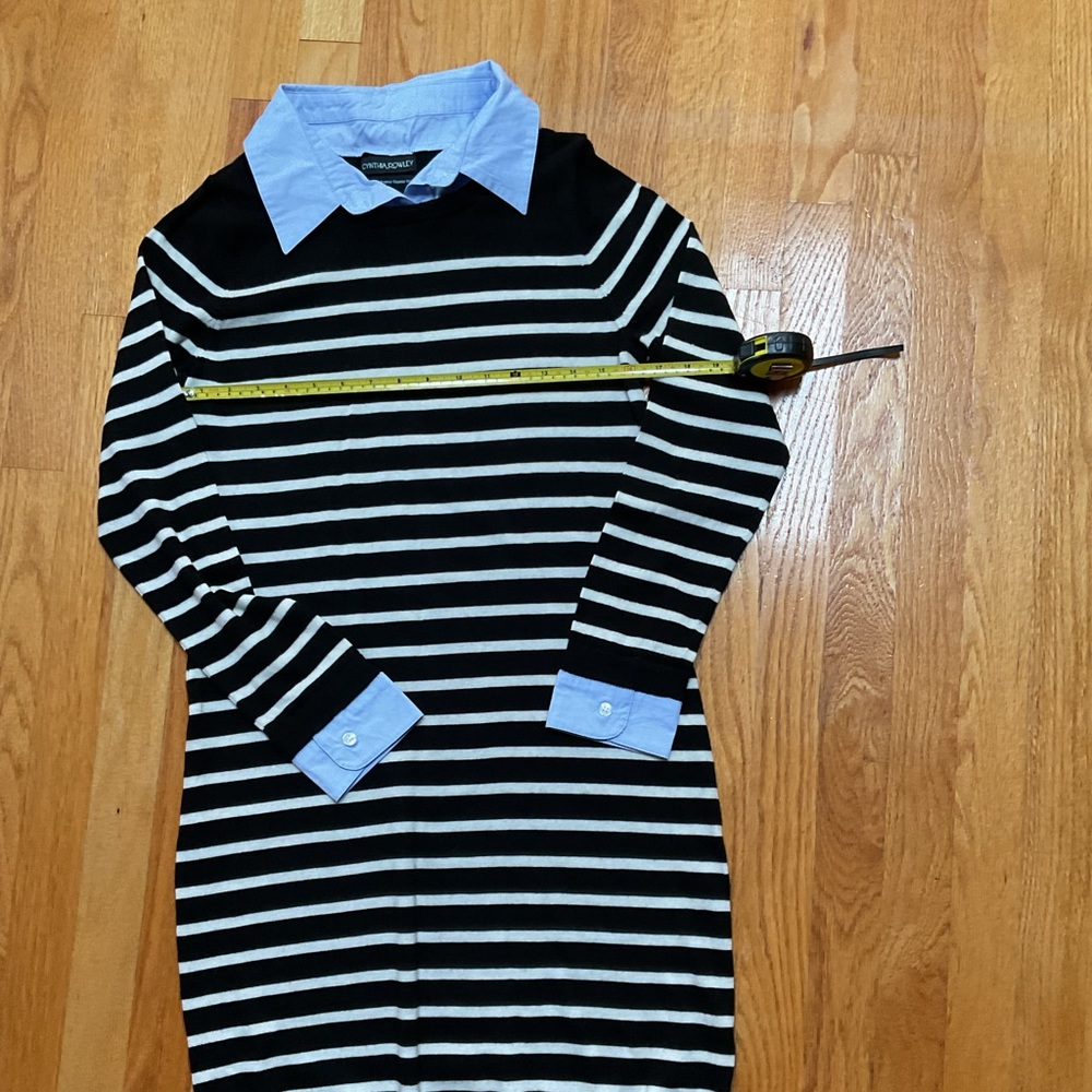 Cynthia Rowley size M twofer sweater dress.